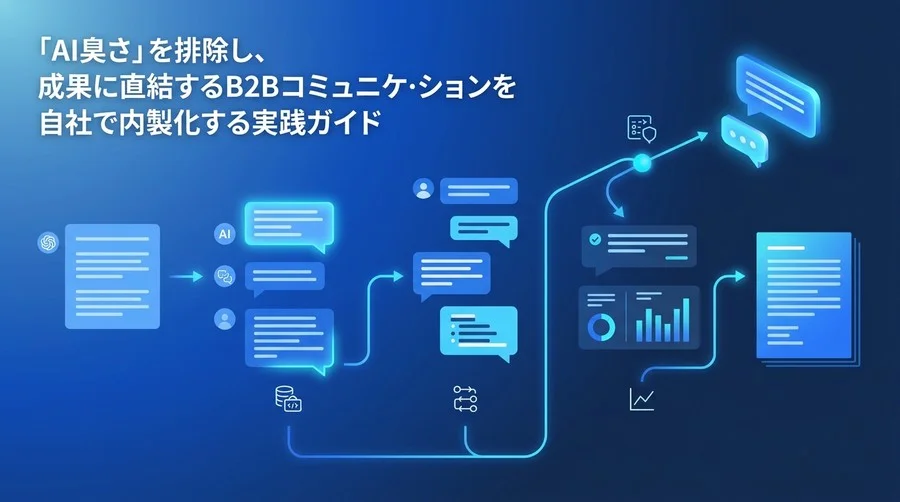 「AIの文章は使えない」を脱却するB2Bライティング実践アプローチ