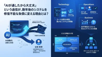 AIコードレビューに潜む「認知の空洞化」リスクとは？組織の技術負債を防ぐガバナンス設計