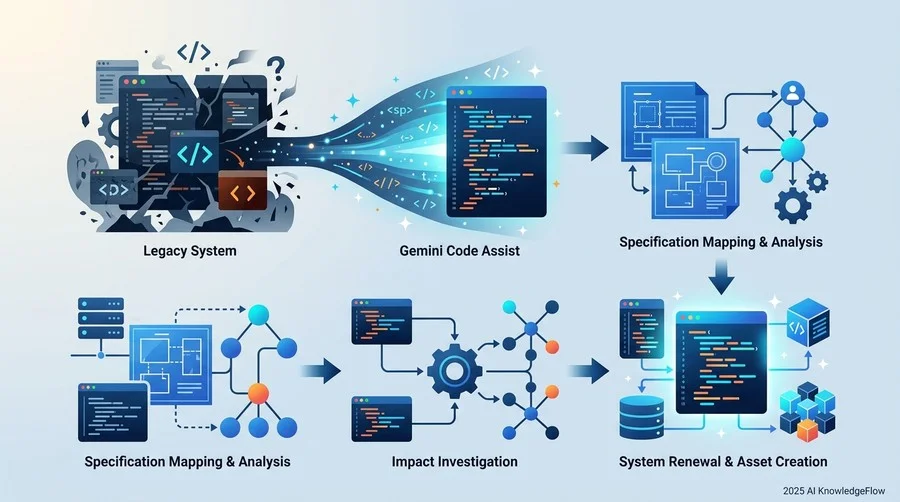 技術負債を「守り」から「攻め」へ転換する：Gemini Code Assistによるレガシー刷新の論理 - Section Image