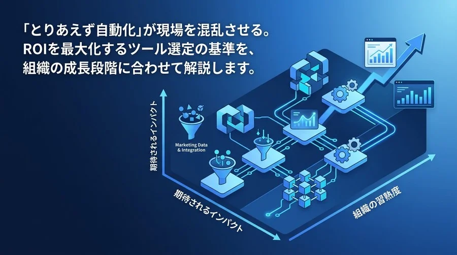 データ分析の自動化ツール選定基準：B2BマーケティングのROIを最大化する実践的評価フレームワーク