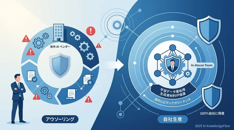 AI内製化における「法的責任のパラダイムシフト」：外注から内製へ - Section Image
