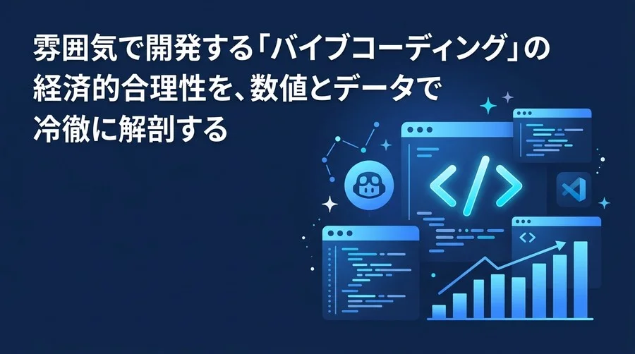 バイブコーディング導入のROI分析：経営層が知るべきAI開発コストの真実
