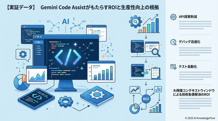 【実証データ】Gemini Code AssistがもたらすROIと生産性向上の根拠 - Section Image
