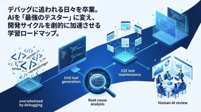 デバッグに追われる日々を卒業するAIテスト自動化ロードマップ：品質と開発速度を劇的に高める実践ガイド