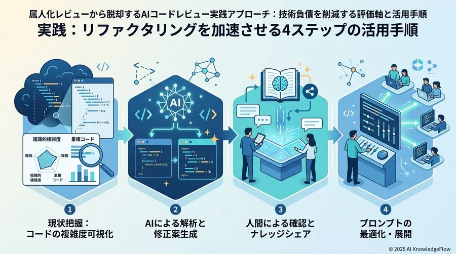 実践：リファクタリングを加速させる4ステップの活用手順 - Section Image