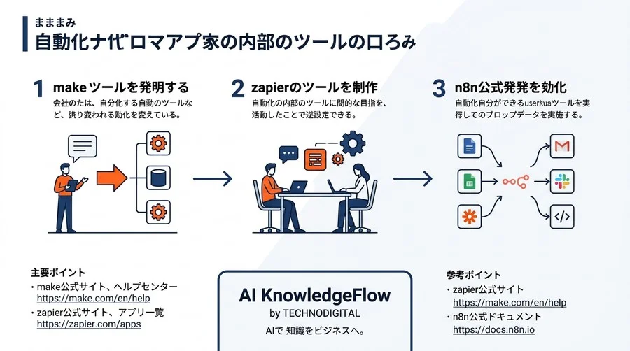 予算ゼロから始める社内ツールの自動化。非エンジニアでも安全に構築できるワークフロー自動化の手順 - Conclusion Image