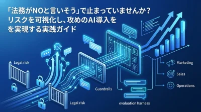 「法務がNOと言いそう」を突破するAI導入：部門別ユースケースの法的リスク評価と攻めのガバナンス構築