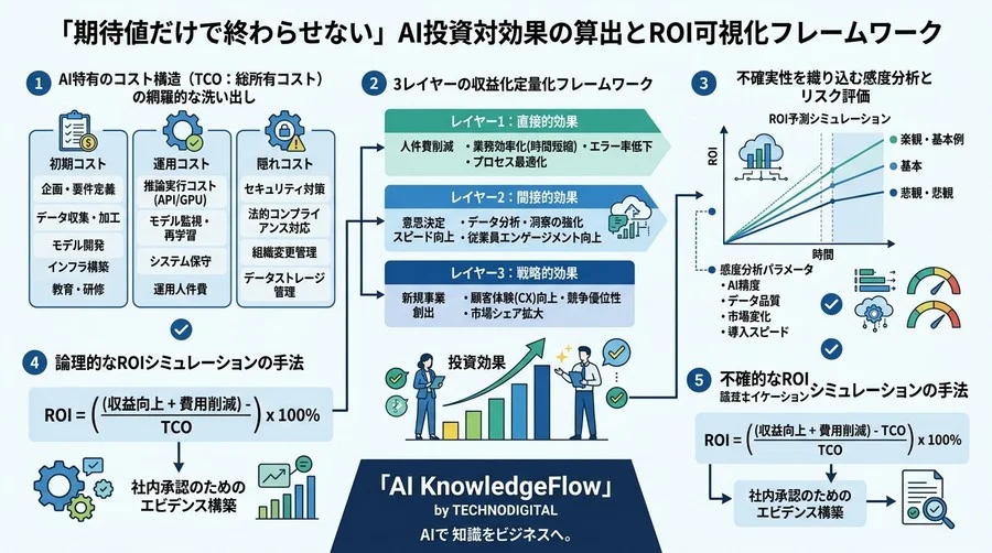 「期待値だけで終わらせない」AI投資対効果の算出とROI可視化フレームワーク - Conclusion Image