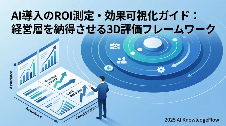 AI投資の真価を可視化する3つの評価軸：多角的な測定フレームワーク - Section Image
