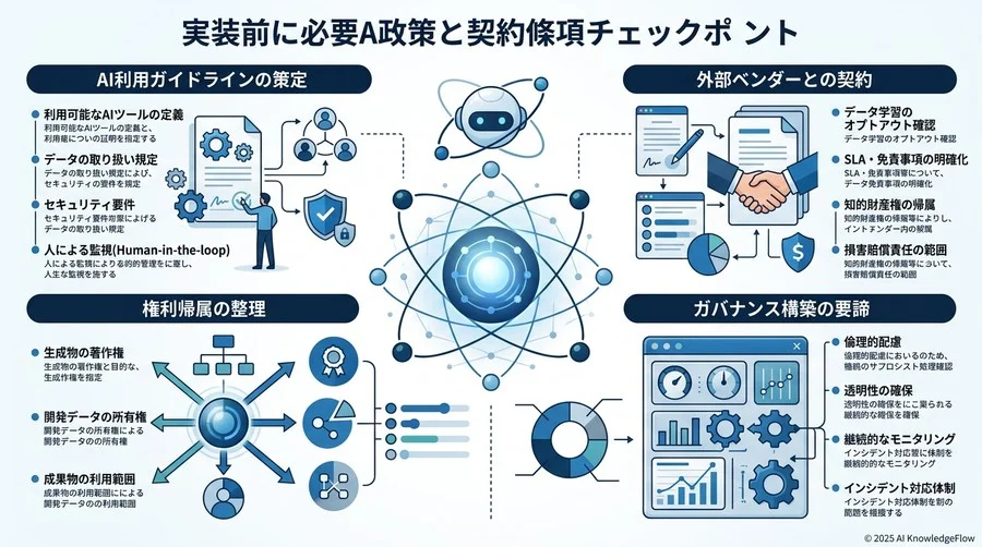 導入決定前に必須となる「AIポリシー」と契約条項のチェックポイント - Section Image 3