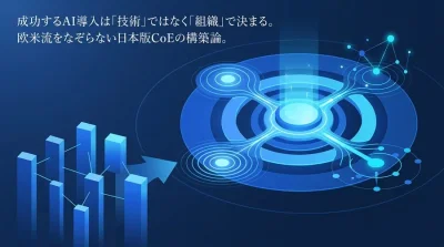 AI CoEの形骸化を防ぐ組織設計：日本企業の縦割りを打破し全社DXを推進する権限とKPIの再構築論