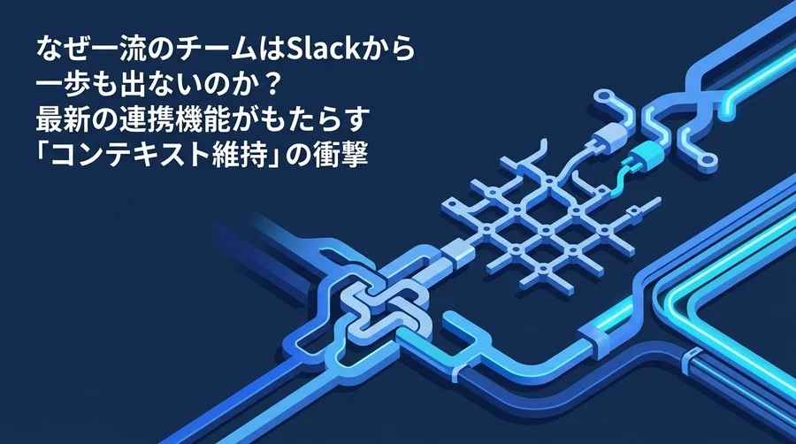 なぜ一流のチームはSlackから一歩も出ないのか？コンテキスト維持の衝撃