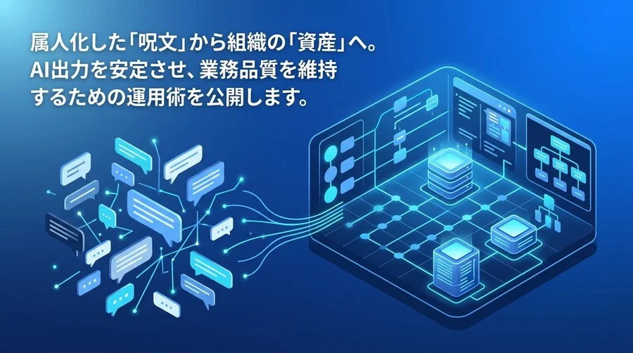 プロンプトエンジニアリング基礎：属人化を防ぐ運用管理と共有の仕組み