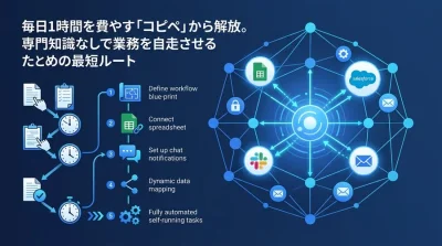 毎日1時間の「コピペ」から解放。非エンジニアのためのn8n/Make業務自動化ガイド