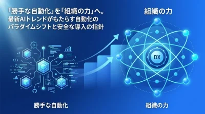 「勝手な自動化」を「組織の力」へ。AIエージェント時代のDX統制と4段階導入モデル