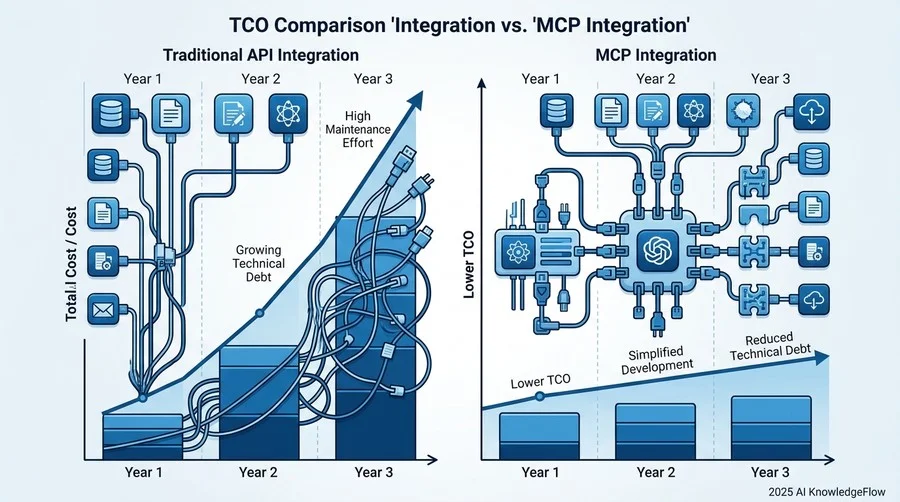 【定量分析】MCP連携 vs 従来型API連携の3カ年TCO比較シミュレーション - Section Image