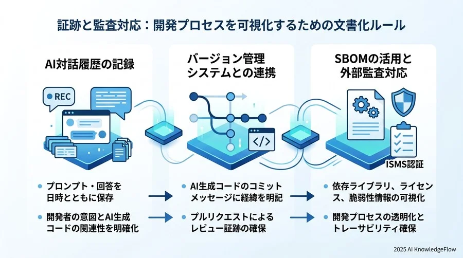 証跡と監査対応：開発プロセスを可視化するための文書化ルール - Section Image 3