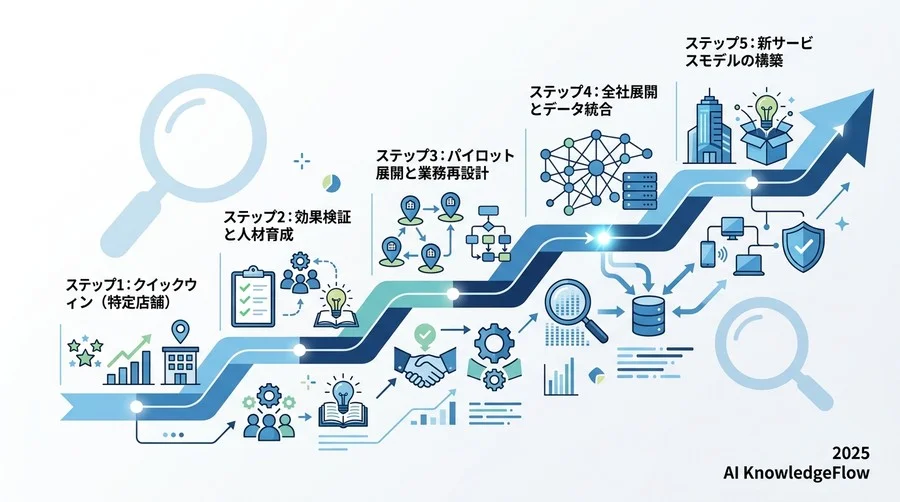 【実行計画】スモールスタートから全社展開へ至る5段階ロードマップ - Section Image 3