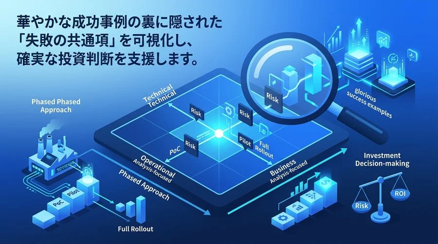 製造業DXの「PoC死」を回避するリスク評価マトリクス：失敗要因から読み解く確実な投資判断アプローチ