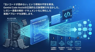 「古いコードが読めない」を終わらせる。Gemini Code Assistによるレガシーシステム解析と現代化の実践アプローチ