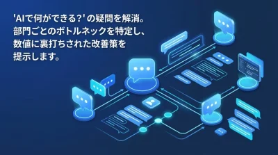 部門別AIユースケース実践アプローチ：現場の非効率を解消する活用術とROI試算