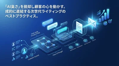 「AI臭さ」を脱却し返信率を高める。B2B営業向けAI文章・メール作成の実践アーキテクチャ