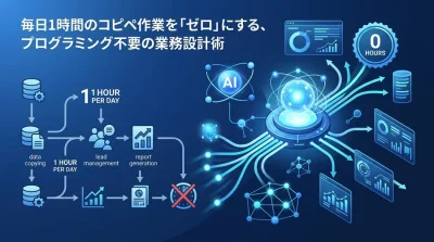 毎日1時間のコピペ作業を「ゼロ」に。非エンジニアのためのn8n・Makeを活用した業務自動化の設計術