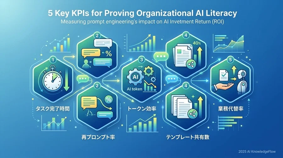 組織のAIリテラシーを証明する5つの主要KPI（成功指標） - Section Image