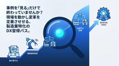 製造業DX事例を現場の武器に変える実践ガイド：段階的導入で生産性を高める