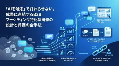 AI研修を成果に変える｜対話型AI活用の設計・KPI・定着化ガイド