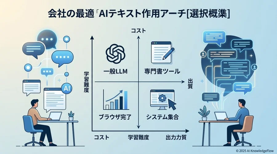 【選定基準】自社に最適なAI文章作成アプローチの比較・評価法 - Section Image