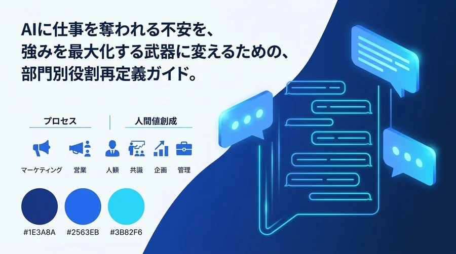 「AIが仕事を奪う」は誤解。非IT部門の価値を最大化する生成AIの役割分担とユースケース