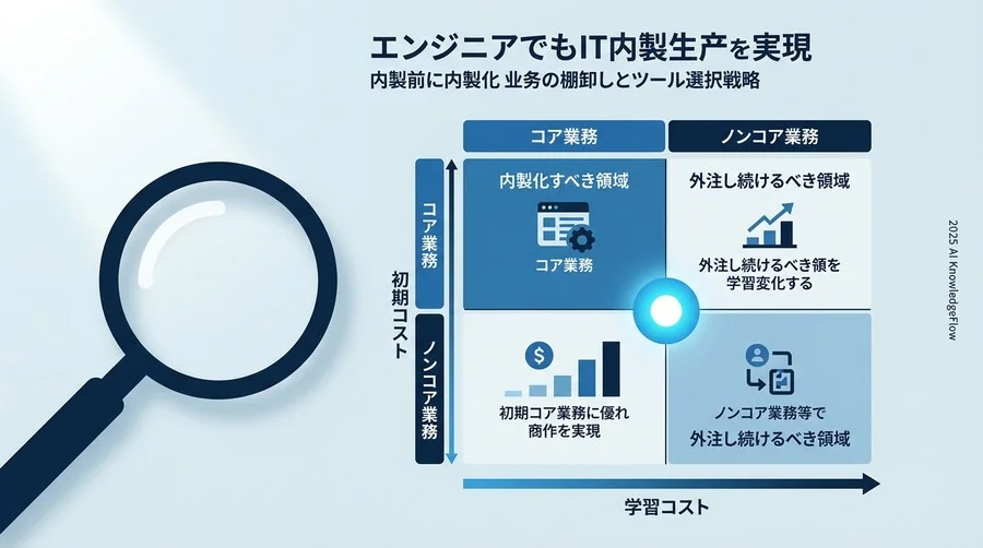 【準備】内製化を始める前の「業務の棚卸し」とツール選定 - Section Image