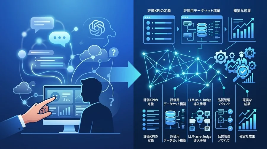 「体感」から「数値」による意思決定へ。プロンプトエンジニアリングの評価KPIと品質管理ガイド