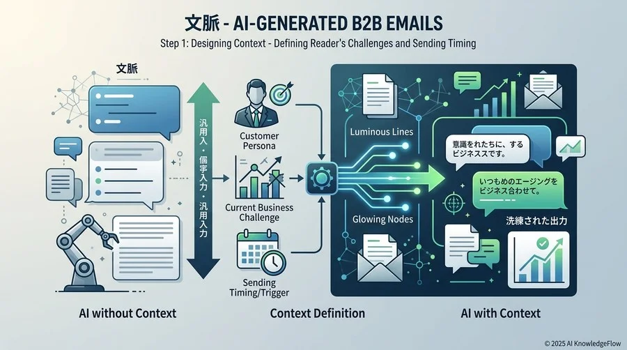 Step 1：文脈（Context）の設計 ― 読者の課題と送付タイミングを定義する - Section Image