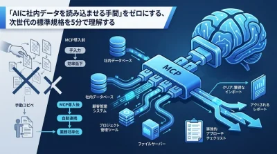 AIへのデータ手入力から脱却。標準規格「MCP」の仕組みとビジネス導入に向けた実践アプローチ