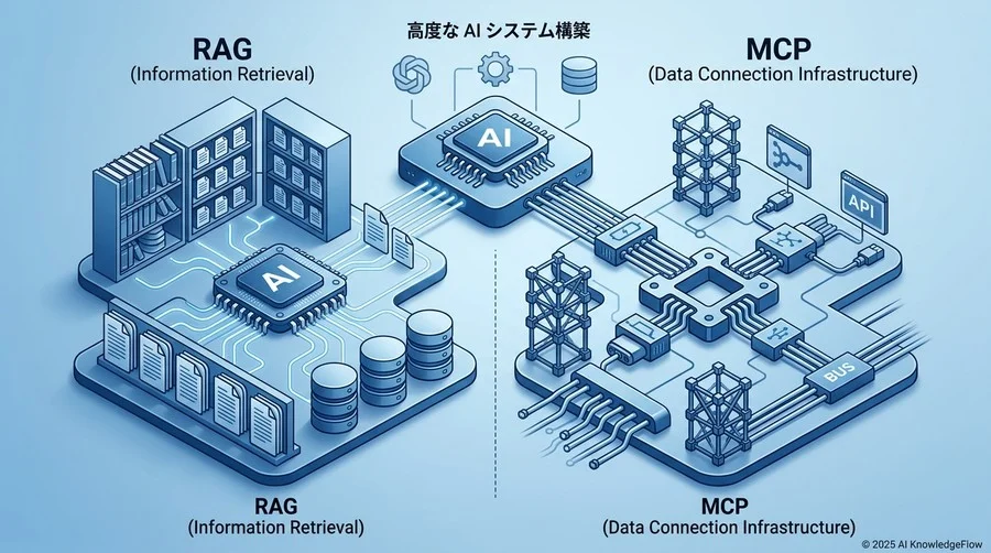 誤解②：MCPは「RAG（検索拡張生成）」を置き換えるものである - Section Image