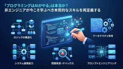 非エンジニア向けAIプログラミング研修の新常識：「コードを書かない時代」の5つの本質的スキル