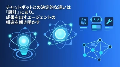 チャットボットとの決定的な違いは『設計』にあり。成果を出すAIエージェントの構造を解き明かす