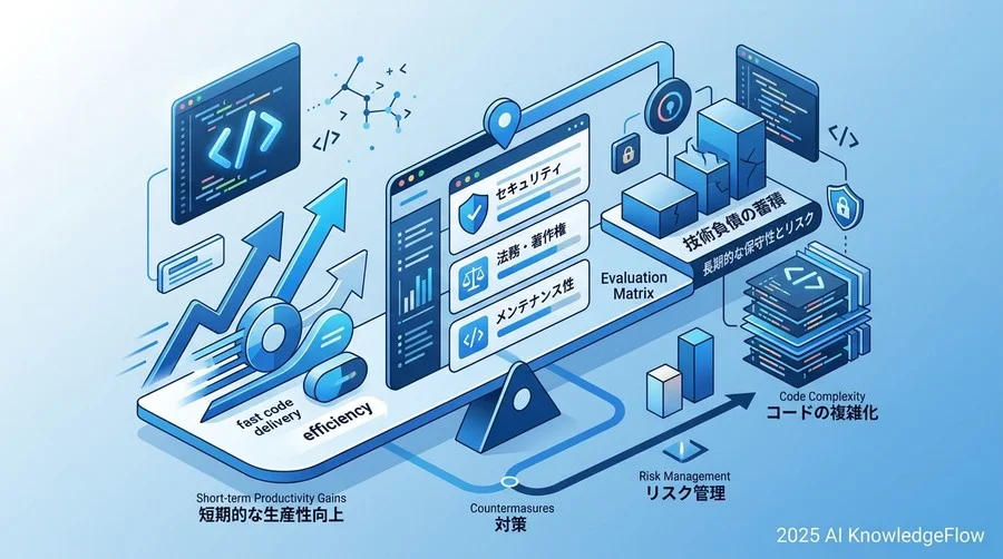構造的リスク2：AI生成コードによる『コード・エントロピー』と技術負債 - Section Image