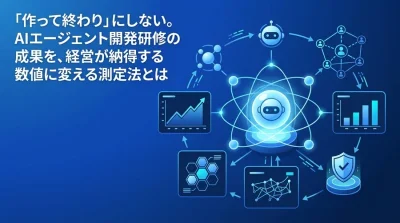 「作って終わり」を防ぐAIエージェント開発研修の成功指標とROI評価実践ガイド