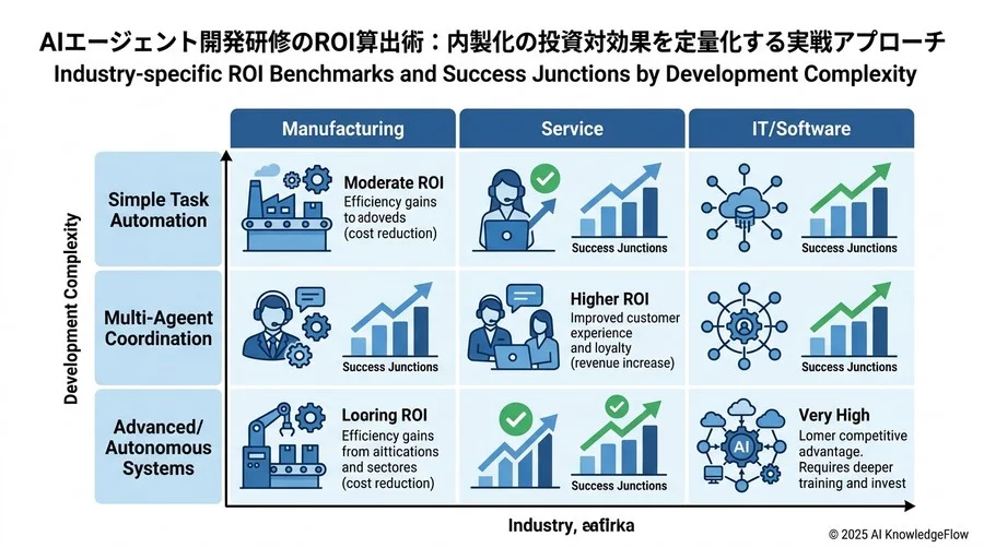業界別・開発難易度別のROIベンチマークと成功の分岐点 - Section Image 3