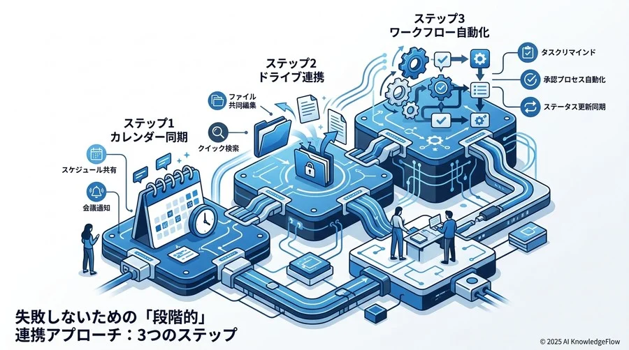 失敗しないための「段階的」連携アプローチ：3つのステップ - Section Image 3