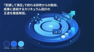 「やりっぱなし研修」から脱却するカリキュラム設計：成果に直結する教育体系構築の王道