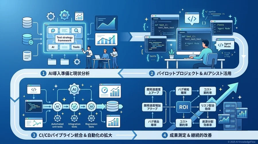 【実践】AIテスト自動化の4段階導入ステップアップガイド - Section Image