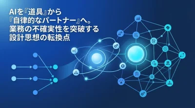 AIを『道具』から『自律的なパートナー』へ。業務の不確実性を突破するAIエージェント設計思想の転換点