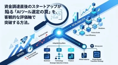 スピードか拡張性か？スタートアップ向けAI基盤の戦略的選定ガイド
