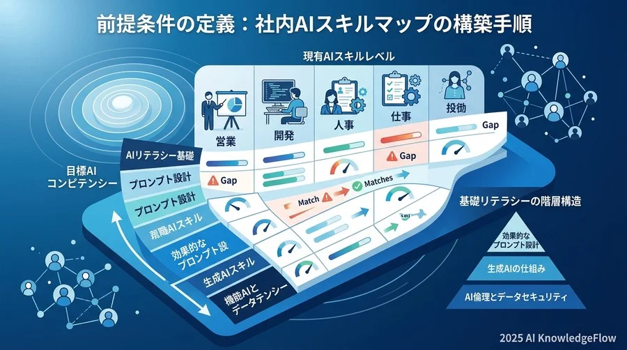 前提条件の定義：社内AIスキルマップの構築手順 - Section Image