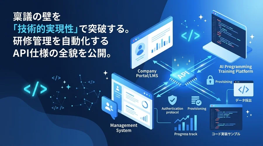 AIプログラミング研修のLMS統合を自動化するAPI連携完全ガイド