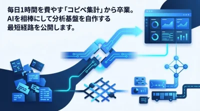 コピペ集計から卒業。非エンジニアが自作するデータ分析の自動化アプローチ
